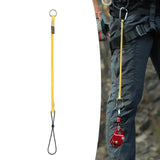 Maxbell Climbing Elastic Rope Lanyard Strong for Outdoor Sports Rappelling Gear Style F