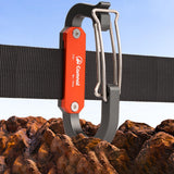 Maxbell Locking Carabiner Quick Link Durable for Rock Climbing Wind Work Exploring