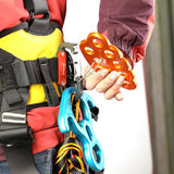 Maxbell Locking Carabiner Quick Link Durable for Rock Climbing Wind Work Exploring