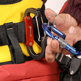 Maxbell Locking Carabiner Quick Link Durable for Rock Climbing Wind Work Exploring