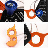 Maxbell Climbing Rope Grab Ascender Fall Protection Riser Adjuster for Rock Climbing