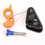Maxbell Climbing Rope Grab Ascender Fall Protection Riser Adjuster for Rock Climbing
