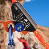 Maxbell Climbing Rope Grab Ascender Fall Protection Riser Adjuster for Rock Climbing