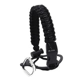 Maxbell Wide Mouth Bottle Paracord Handle Cord Braided Rope 12/18/21/24/32/40/64oz Black White dot