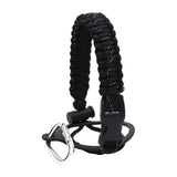 Maxbell Wide Mouth Bottle Paracord Handle Cord Braided Rope 12/18/21/24/32/40/64oz Black White dot