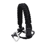 Maxbell Wide Mouth Bottle Paracord Handle Cord Braided Rope 12/18/21/24/32/40/64oz Black White dot