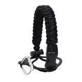 Maxbell Wide Mouth Bottle Paracord Handle Cord Braided Rope 12/18/21/24/32/40/64oz Black White dot