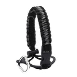 Maxbell Wide Mouth Bottle Paracord Handle Cord Braided Rope 12/18/21/24/32/40/64oz Black Gray