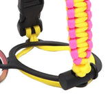 Maxbell Wide Mouth Bottle Paracord Handle Cord Braided Rope 12/18/21/24/32/40/64oz Pink Yellow