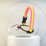 Maxbell Wide Mouth Bottle Paracord Handle Cord Braided Rope 12/18/21/24/32/40/64oz Pink Yellow