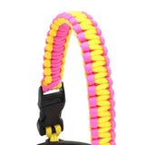 Maxbell Wide Mouth Bottle Paracord Handle Cord Braided Rope 12/18/21/24/32/40/64oz Pink Yellow