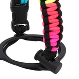 Maxbell Wide Mouth Bottle Paracord Handle Cord Braided Rope 12/18/21/24/32/40/64oz Rainbow