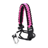 Maxbell Wide Mouth Bottle Paracord Handle Cord Braided Rope 12/18/21/24/32/40/64oz Black and Pink Camo