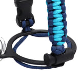 Maxbell Wide Mouth Bottle Paracord Handle Cord Braided Rope 12/18/21/24/32/40/64oz Blue