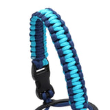 Maxbell Wide Mouth Bottle Paracord Handle Cord Braided Rope 12/18/21/24/32/40/64oz Blue