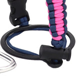 Maxbell Wide Mouth Bottle Paracord Handle Cord Braided Rope 12/18/21/24/32/40/64oz Blue Pink