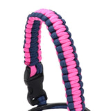 Maxbell Wide Mouth Bottle Paracord Handle Cord Braided Rope 12/18/21/24/32/40/64oz Blue Pink