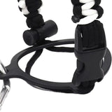 Maxbell Wide Mouth Bottle Paracord Handle Cord Braided Rope 12/18/21/24/32/40/64oz Black White