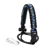 Maxbell Wide Mouth Bottle Paracord Handle Cord Braided Rope 12/18/21/24/32/40/64oz Black Camo