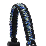 Maxbell Wide Mouth Bottle Paracord Handle Cord Braided Rope 12/18/21/24/32/40/64oz Black Camo