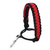 Maxbell Wide Mouth Bottle Paracord Handle Cord Braided Rope 12/18/21/24/32/40/64oz Black Red