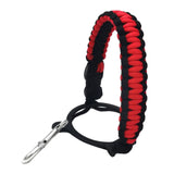 Maxbell Wide Mouth Bottle Paracord Handle Cord Braided Rope 12/18/21/24/32/40/64oz Black Red