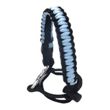 Maxbell Wide Mouth Bottle Paracord Handle Cord Braided Rope 12/18/21/24/32/40/64oz Black Light Blue