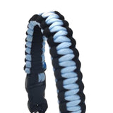 Maxbell Wide Mouth Bottle Paracord Handle Cord Braided Rope 12/18/21/24/32/40/64oz Black Light Blue