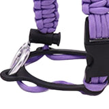 Maxbell Wide Mouth Bottle Paracord Handle Cord Braided Rope 12/18/21/24/32/40/64oz Light Violet