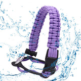 Maxbell Wide Mouth Bottle Paracord Handle Cord Braided Rope 12/18/21/24/32/40/64oz Light Violet