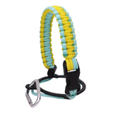 Maxbell Wide Mouth Bottle Paracord Handle Cord Braided Rope 12/18/21/24/32/40/64oz Green Yellow