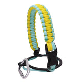 Maxbell Wide Mouth Bottle Paracord Handle Cord Braided Rope 12/18/21/24/32/40/64oz Green Yellow