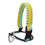 Maxbell Wide Mouth Bottle Paracord Handle Cord Braided Rope 12/18/21/24/32/40/64oz Green Yellow