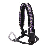 Maxbell Wide Mouth Bottle Paracord Handle Cord Braided Rope 12/18/21/24/32/40/64oz Black Violet Camo