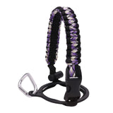 Maxbell Wide Mouth Bottle Paracord Handle Cord Braided Rope 12/18/21/24/32/40/64oz Black Violet Camo