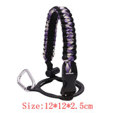 Maxbell Wide Mouth Bottle Paracord Handle Cord Braided Rope 12/18/21/24/32/40/64oz Black Violet Camo