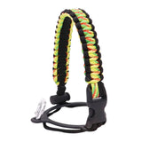 Maxbell Wide Mouth Bottle Paracord Handle Cord Braided Rope 12/18/21/24/32/40/64oz Black Yellow Camo