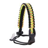 Maxbell Wide Mouth Bottle Paracord Handle Cord Braided Rope 12/18/21/24/32/40/64oz Black Yellow Camo