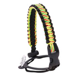 Maxbell Wide Mouth Bottle Paracord Handle Cord Braided Rope 12/18/21/24/32/40/64oz Black Yellow Camo