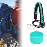 Maxbell Water Bottle Handle Protective Silicone Sleeve for Outdoor Activities Sports Green Medium