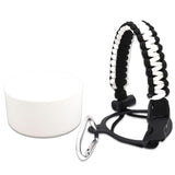 Maxbell Water Bottle Handle Protective Silicone Sleeve for Outdoor Activities Sports White Large