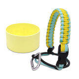 Maxbell Water Bottle Handle Protective Silicone Sleeve for Outdoor Activities Sports Light Yellow Small