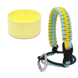 Maxbell Water Bottle Handle Protective Silicone Sleeve for Outdoor Activities Sports Light Yellow Medium