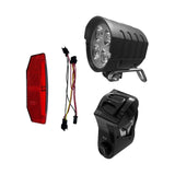 Maxbell Ebike Headlight and Tail Light Bicycle Front Rear Light DIY Universal Switch