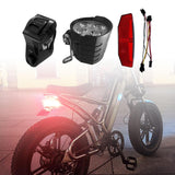 Maxbell Ebike Headlight and Tail Light Bicycle Front Rear Light DIY Universal Switch