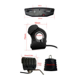 Maxbell Ebike Headlight and Tail Light Bicycle Front Rear Light DIY Universal Switch