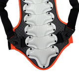 Maxbell Children Back Protector Motocross Protection Guard for Riding Downhill S White