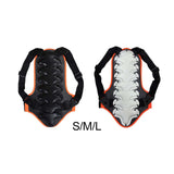 Maxbell Children Back Protector Motocross Protection Guard for Riding Downhill S White