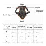 Maxbell Children Back Protector Motocross Protection Guard for Riding Downhill S Black
