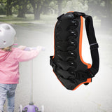 Maxbell Children Back Protector Motocross Protection Guard for Riding Downhill M Black